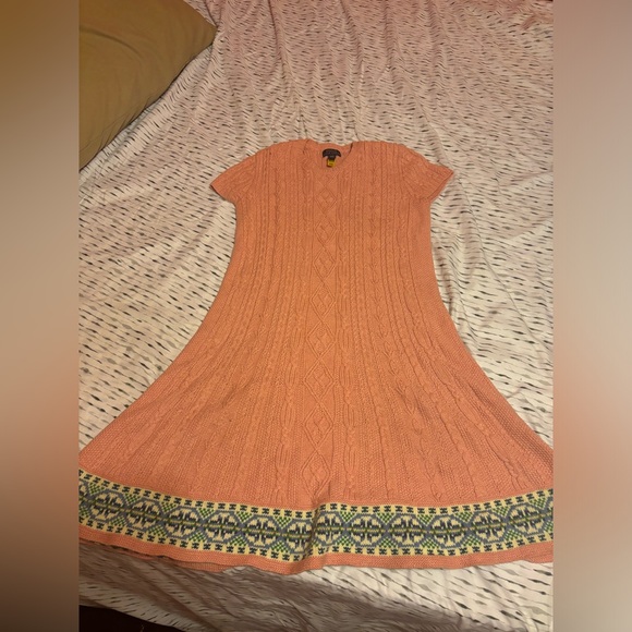 Polo Ralph Lauren Other - Pink Knitted Polo Kids Dress Size 12-14